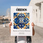Óbidos, Portugal – Travel Print, no-text version framed in wood