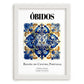 Óbidos, Portugal – Travel Print, placed in minimal white frame