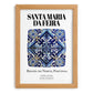 Santa Maria Da Feira, Portugal – Travel Poster, set in oak frame