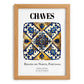 Chaves, Portugal – Travel Print, set in oak frame