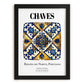 Chaves, Portugal – Travel Print, in sleek black frame