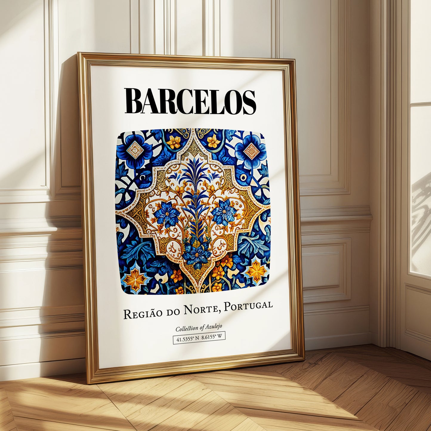 Barcelos, Portugal – Travel Print, styled in a charming Paris street view