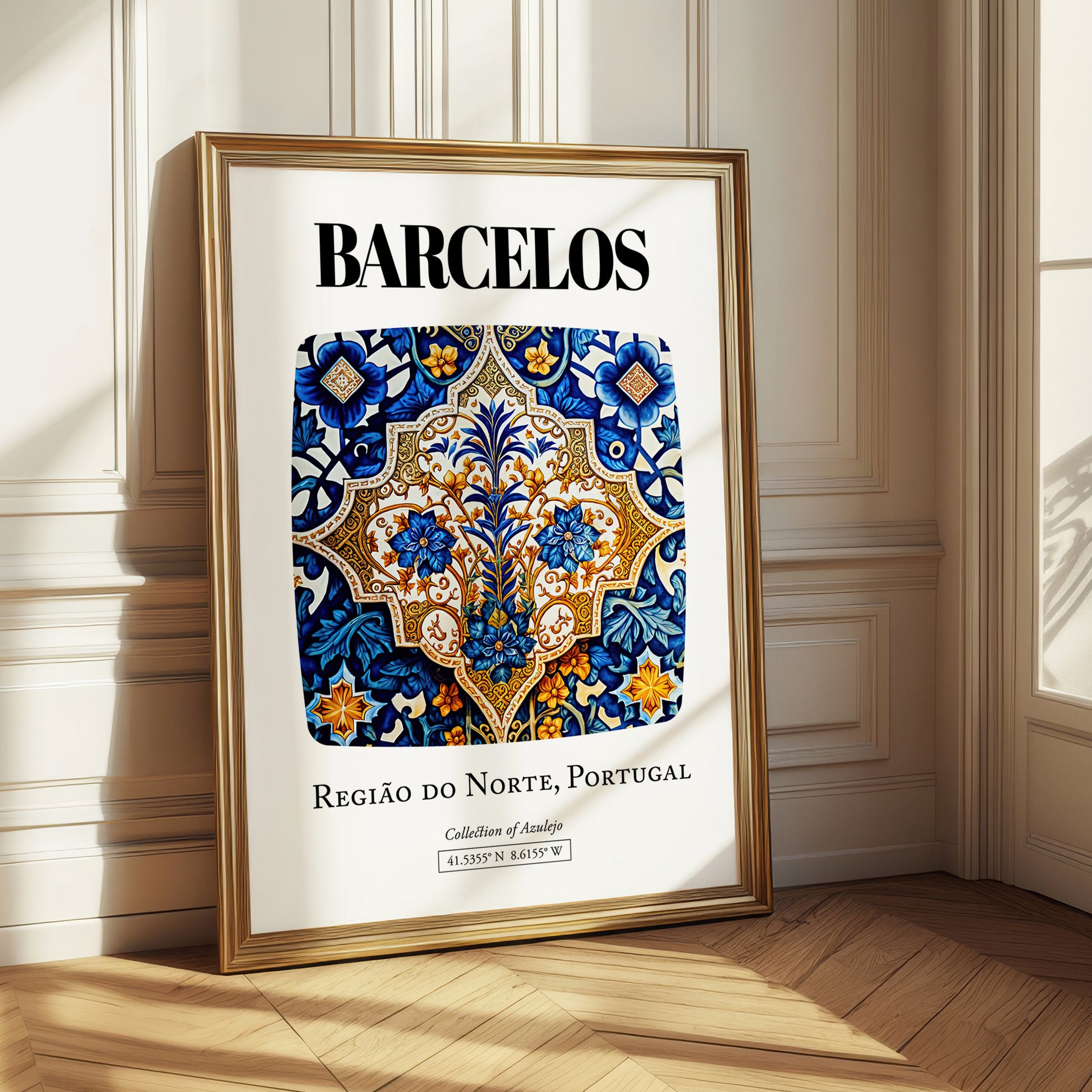Barcelos, Portugal – Travel Print, styled in a charming Paris street view