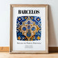 Barcelos, Portugal – Travel Print, in wooden frame leaning on the floor