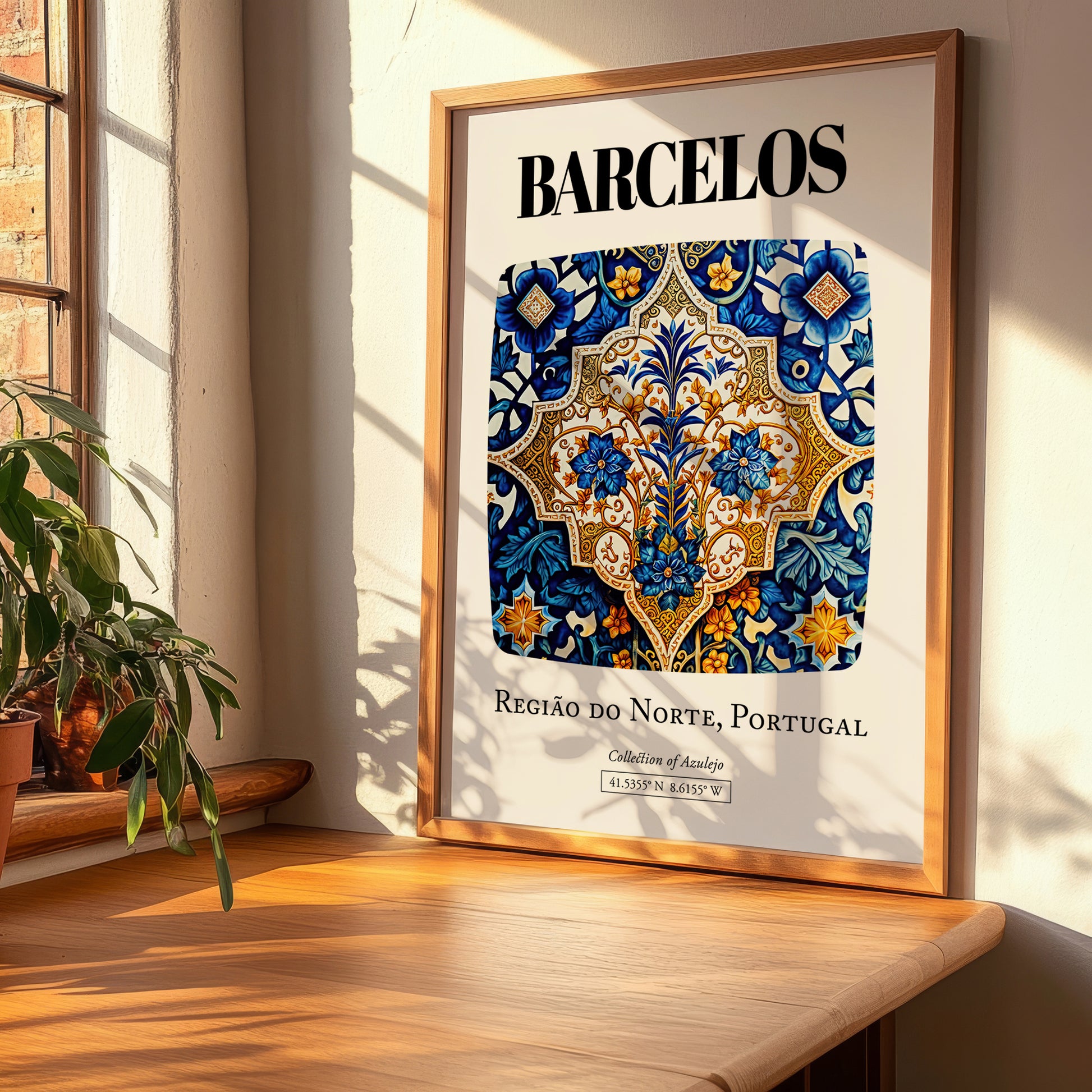 Barcelos, Portugal – Travel Print, clean layout with no caption