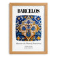 Barcelos, Portugal – Travel Print, set in oak frame
