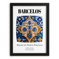 Barcelos, Portugal – Travel Print, in sleek black frame