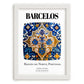 Barcelos, Portugal – Travel Print, placed in minimal white frame