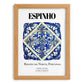 Espinho, Portugal – Minimalist Travel Print, set in oak frame