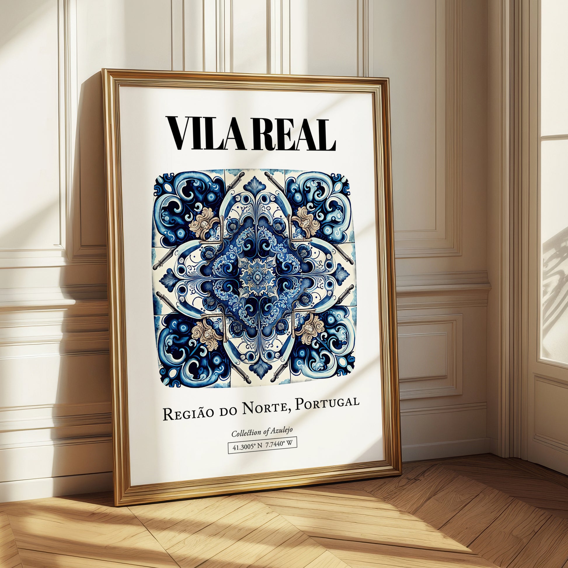 Vila Real, Portugal – World Travel Art, styled in a charming Paris street view