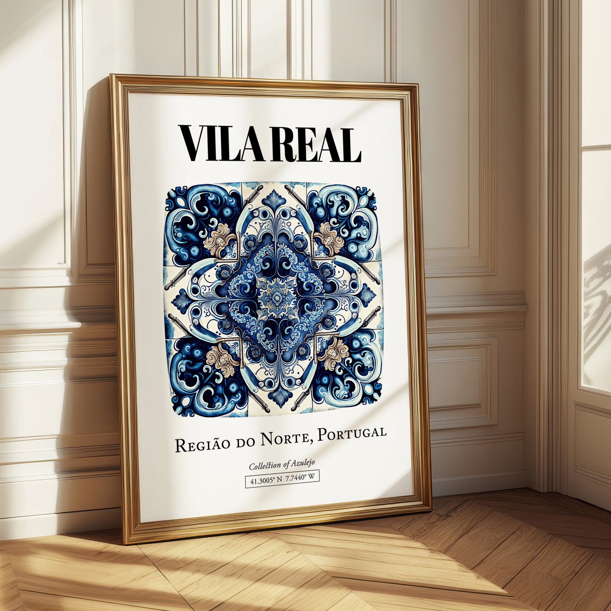 Vila Real, Portugal – World Travel Art, styled in a charming Paris street view