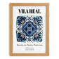 Vila Real, Portugal – World Travel Art, set in oak frame