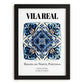 Vila Real, Portugal – World Travel Art, in sleek black frame