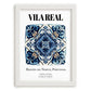 Vila Real, Portugal – World Travel Art, placed in minimal white frame