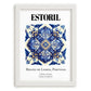 Estoril, Portugal – Travel Wall Art, placed in minimal white frame