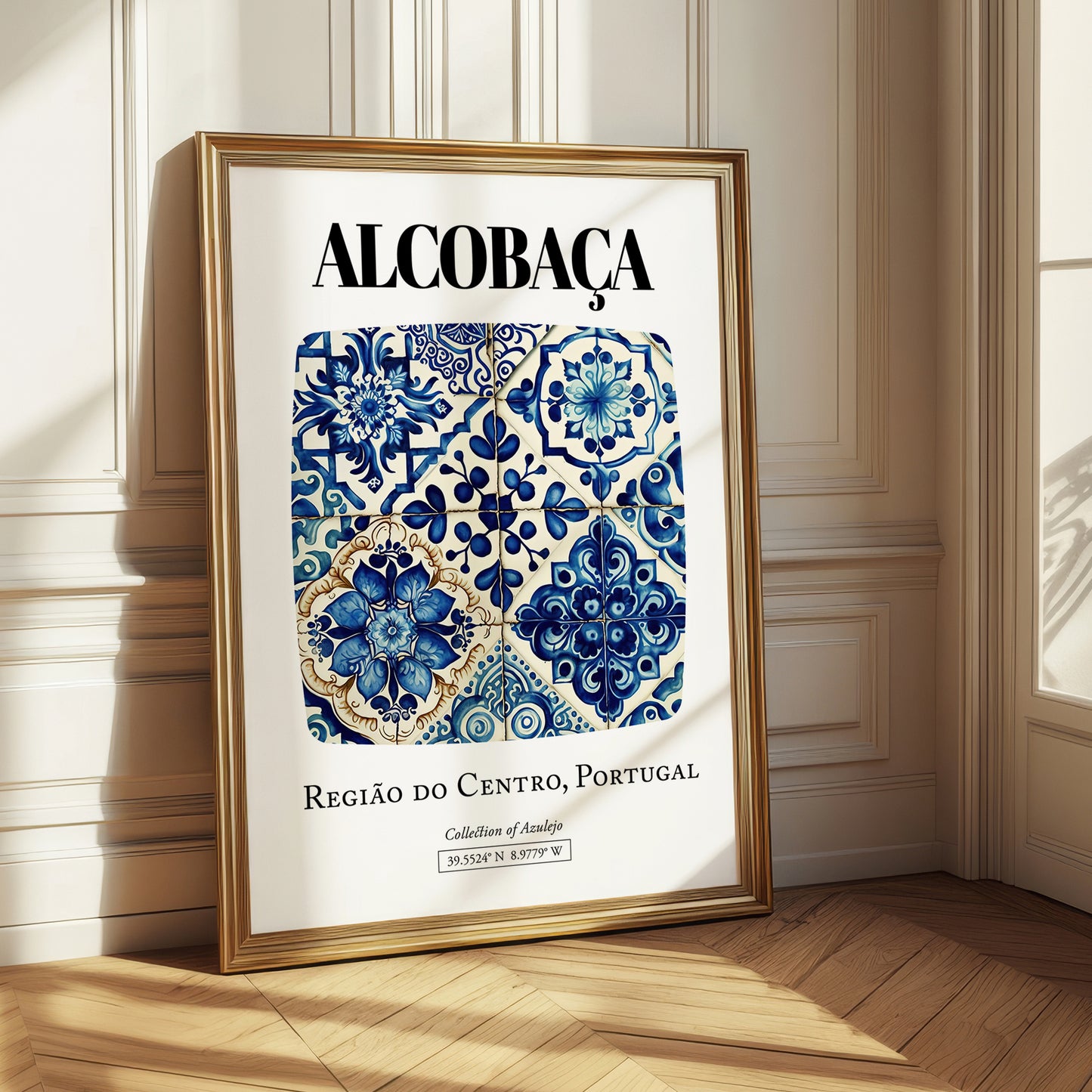 Alcobaça, Portugal – Travel Print, styled in a charming Paris street view