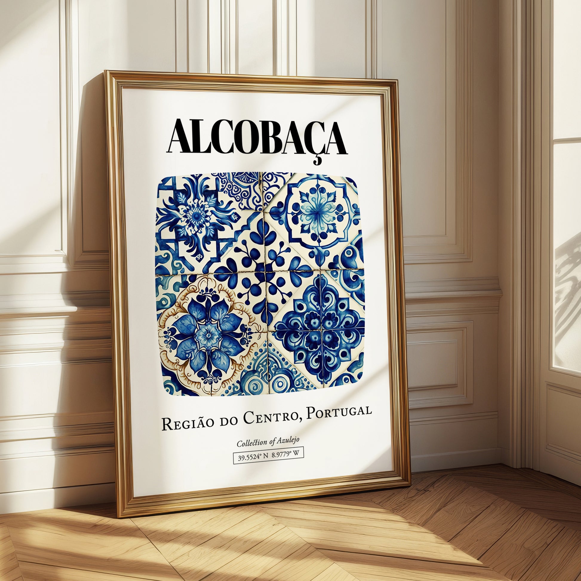 Alcobaça, Portugal – Travel Print, styled in a charming Paris street view