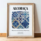 Alcobaça, Portugal – Travel Print, in wooden frame leaning on the floor