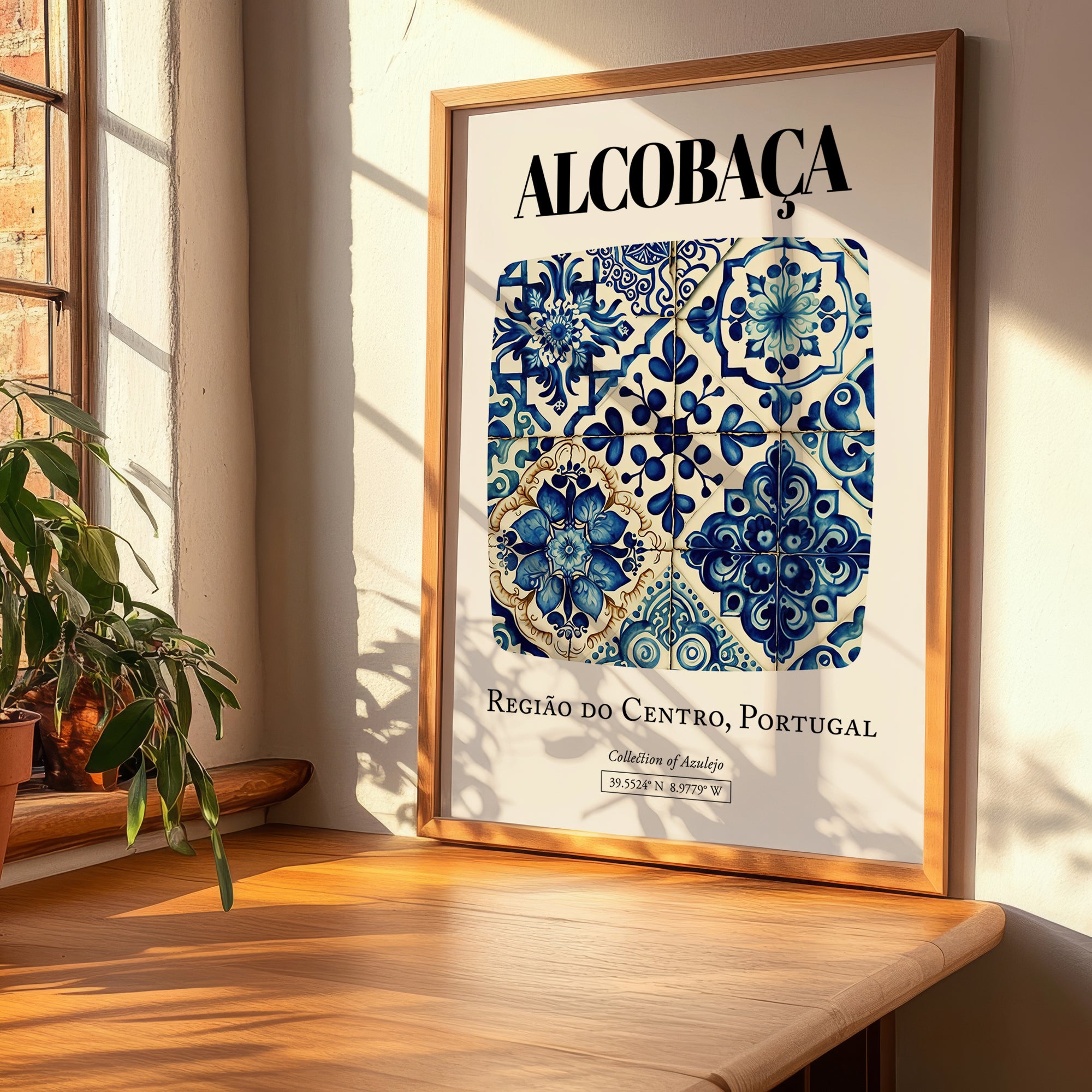 Alcobaça, Portugal – Travel Print, clean layout with no caption
