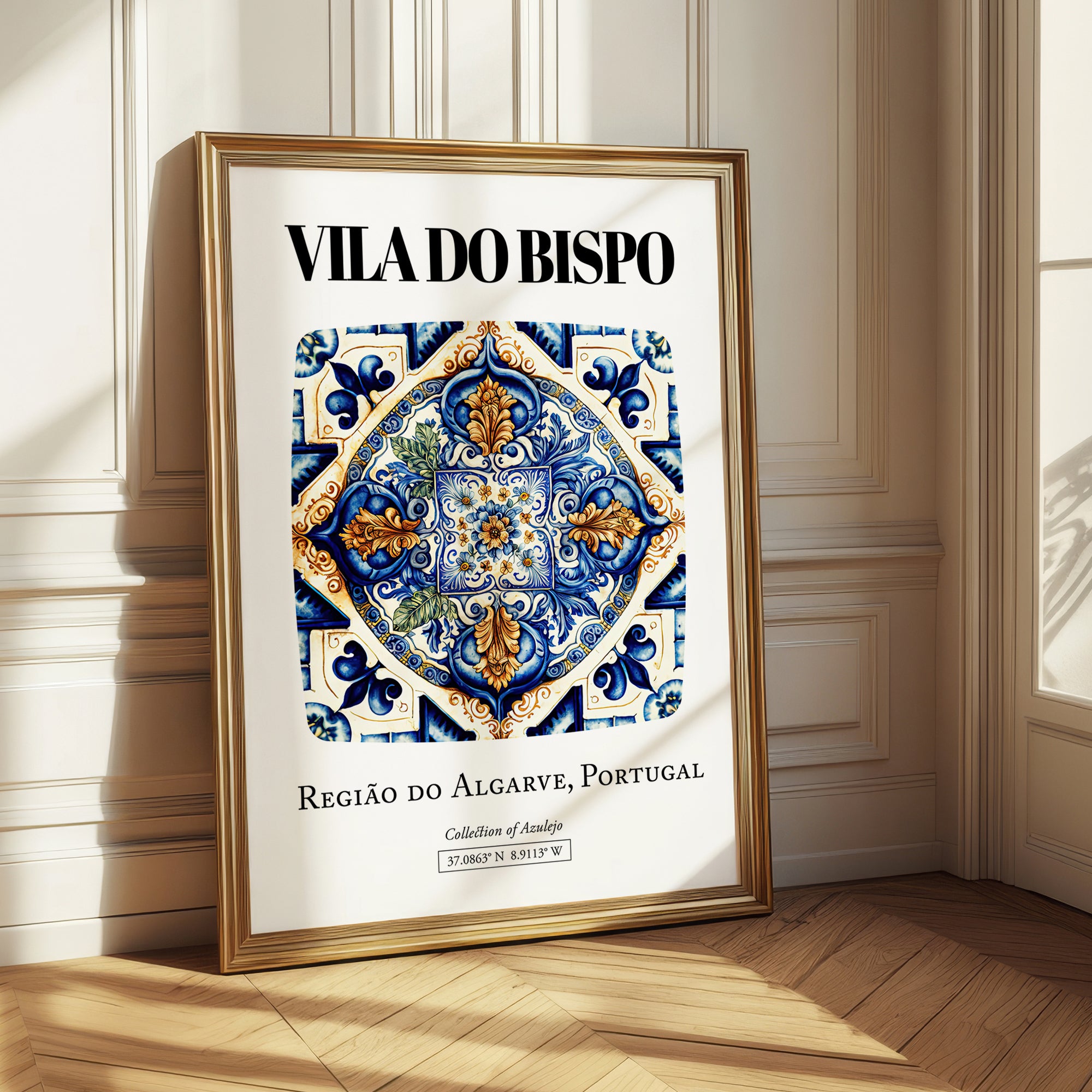Vila Do Bispo, Portugal – Travel Poster, styled in a charming Paris street view