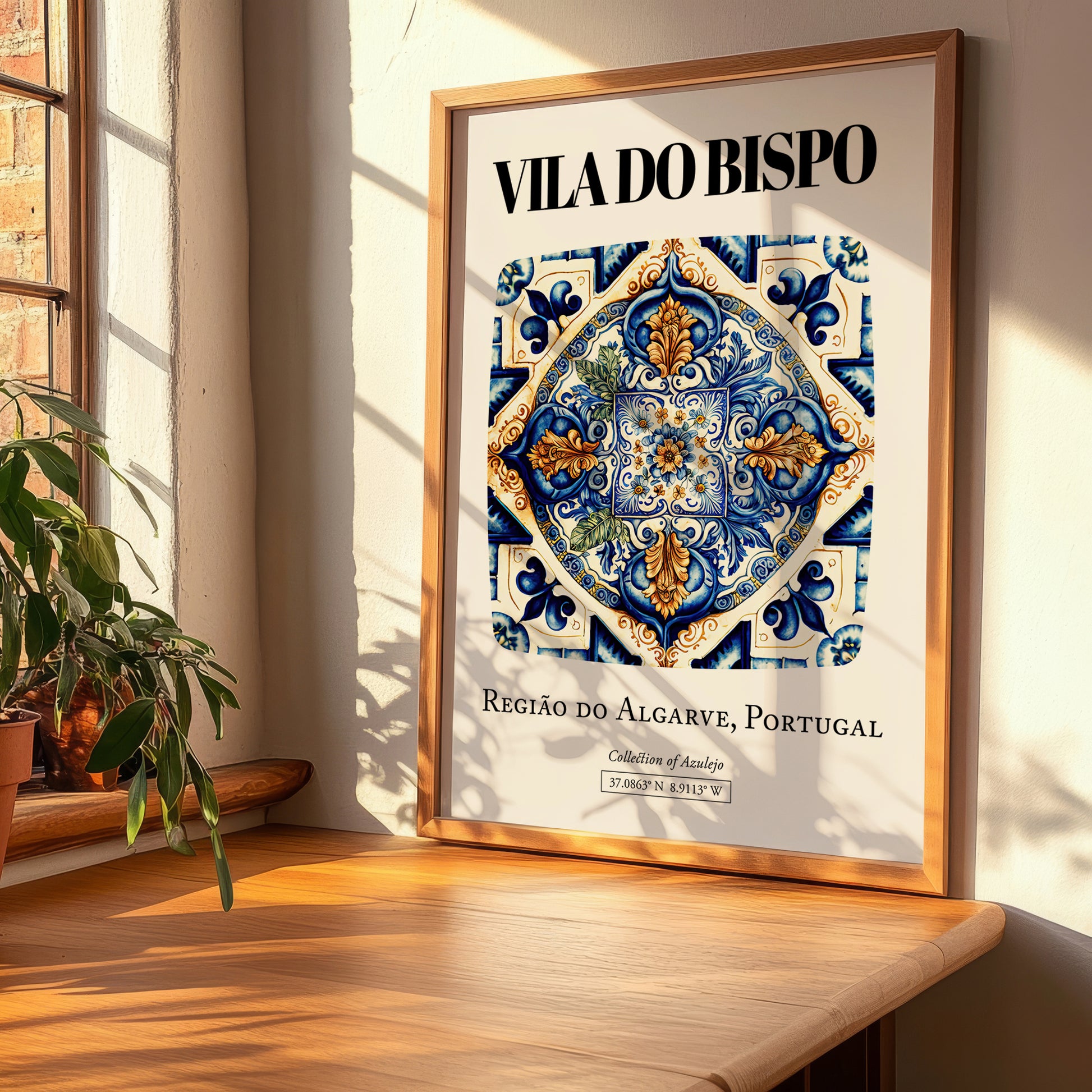 Vila Do Bispo, Portugal – Travel Poster, clean layout with no caption