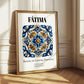 Fátima, Portugal – Travel Poster, styled in a charming Paris street view