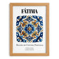 Fátima, Portugal – Travel Poster, set in oak frame