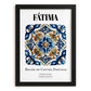 Fátima, Portugal – Travel Poster, in sleek black frame