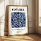 Santa Cruz, Portugal – Minimalist Travel Print, styled in a charming Paris street view