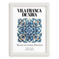 Vila Franca De Xira, Portugal – Wanderlust Wall Decor, placed in minimal white frame