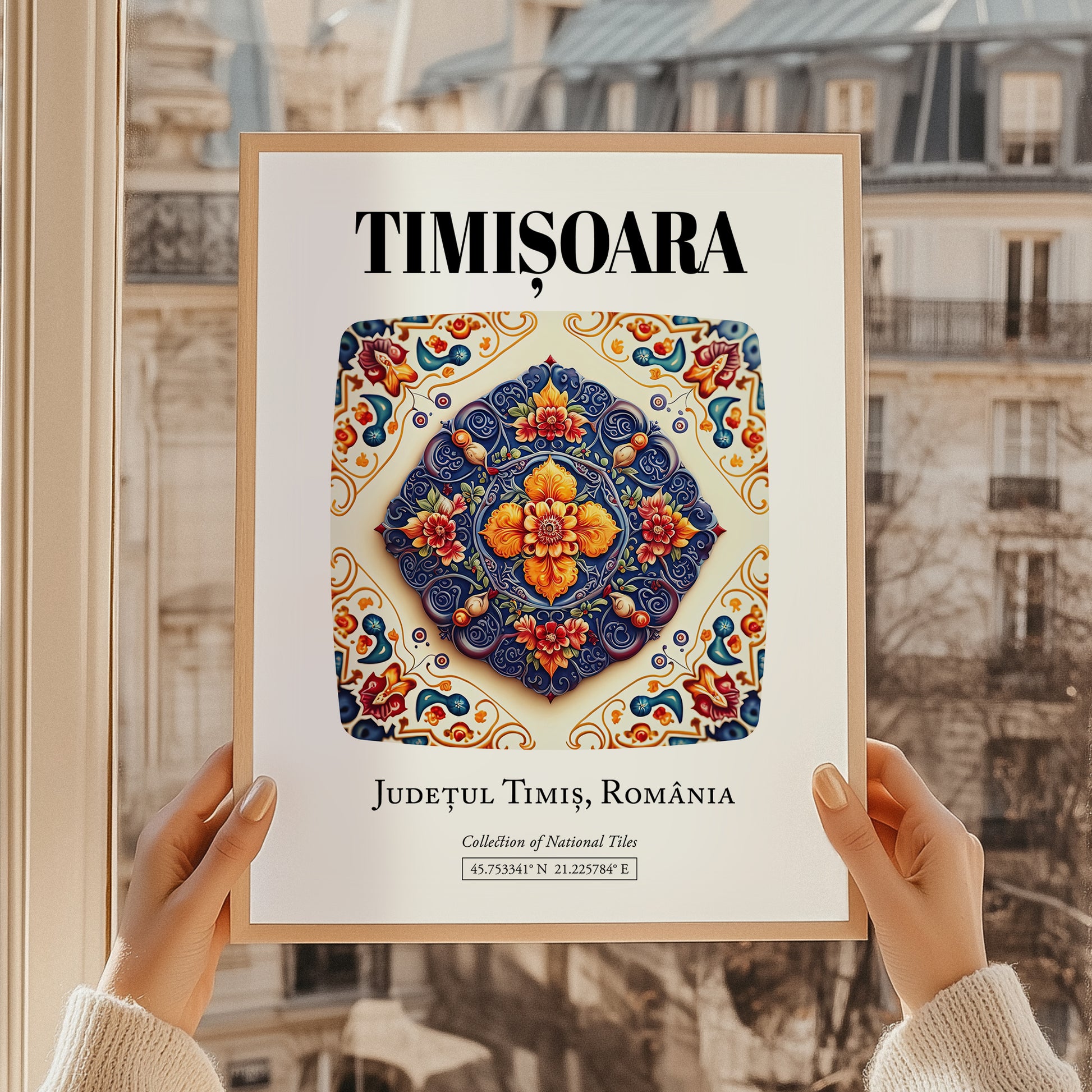 Timișoara, Romania – Retro Travel Poster
