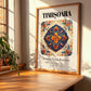 Timișoara, Romania – Retro Travel Poster, clean layout with no caption
