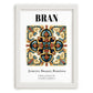 Bran, Romania – Travel Wall Art, placed in minimal white frame