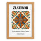 Zlatibor, Serbia – Wanderlust Wall Decor, set in oak frame