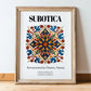 Subotica, Serbia – Wanderlust Wall Decor, in wooden frame leaning on the floor