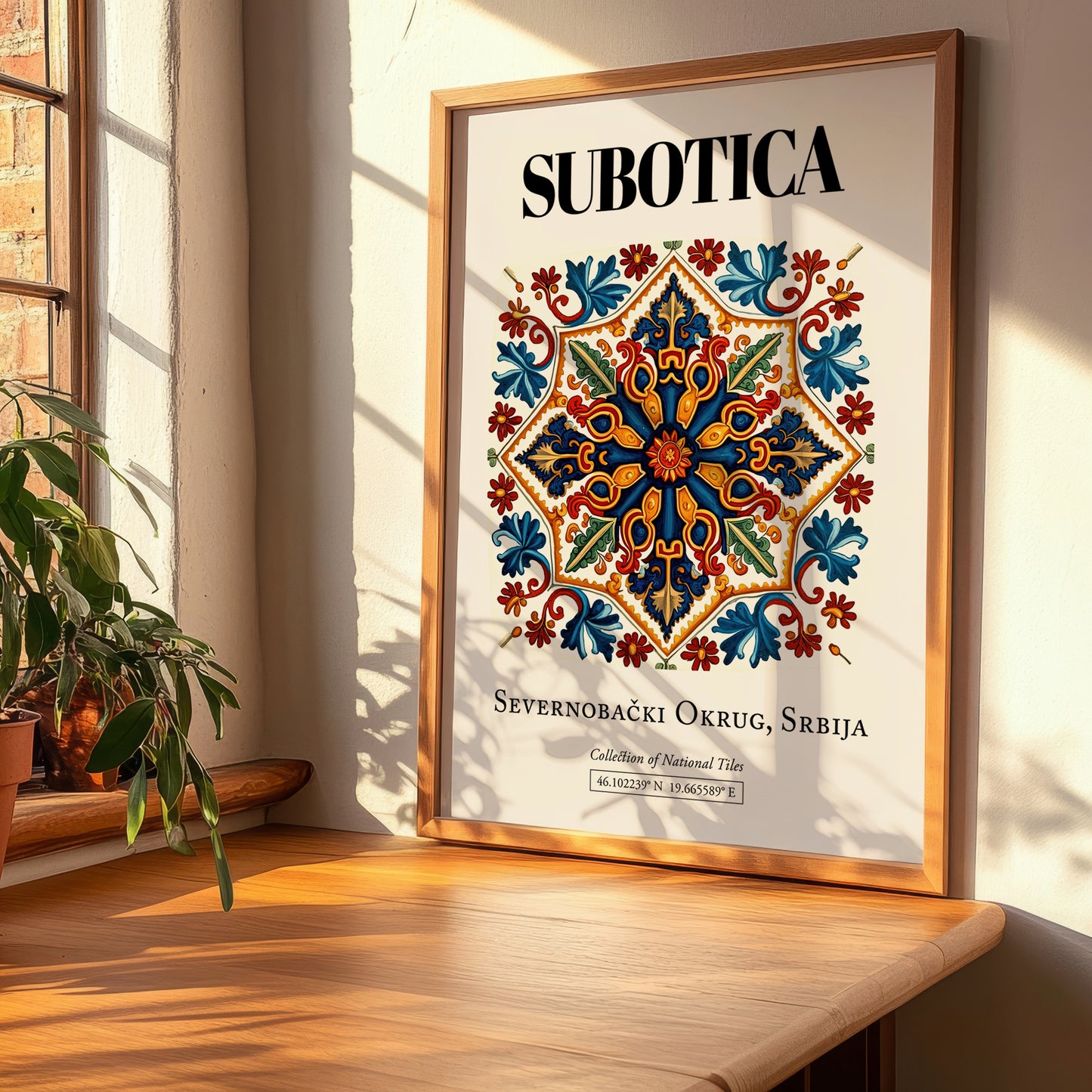 Subotica, Serbia – Wanderlust Wall Decor, clean layout with no caption