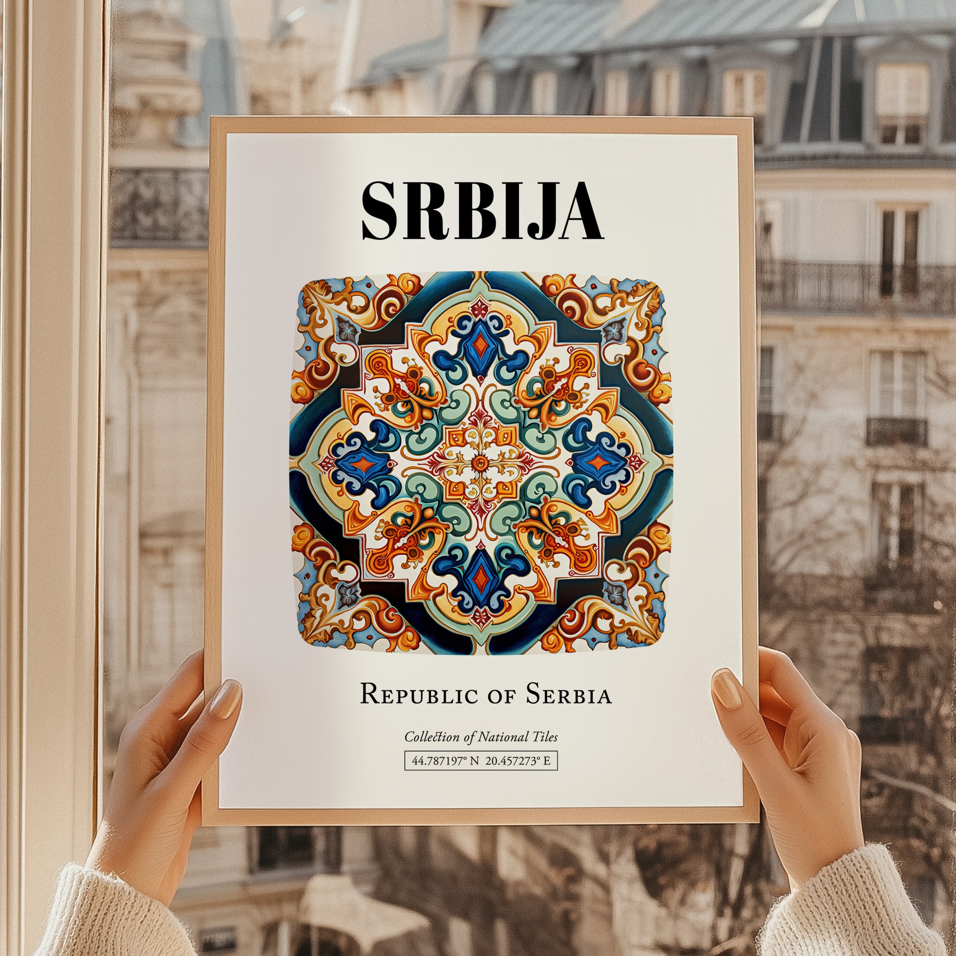 Srbija, Serbia – Vintage Travel Poster
