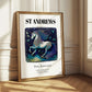 St Andrews, Scotland – Travel Poster, styled in a charming Paris street view
