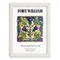 Fort William, Scotland – Tourist Destination Poster, placed in minimal white frame