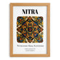 Nitra, Slovakia – Travel Print, set in oak frame