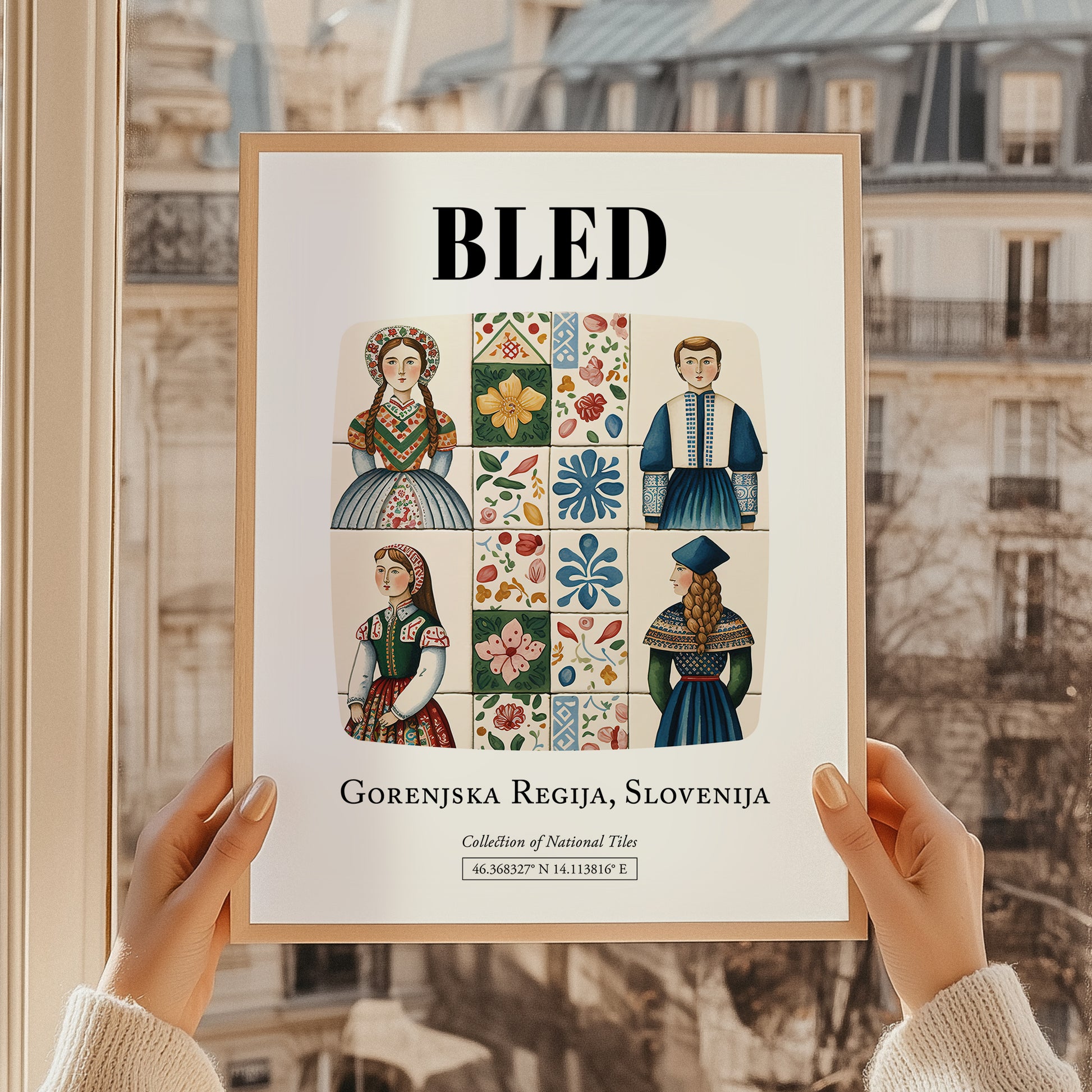 Bled, Slovenia – Minimalist Travel Print