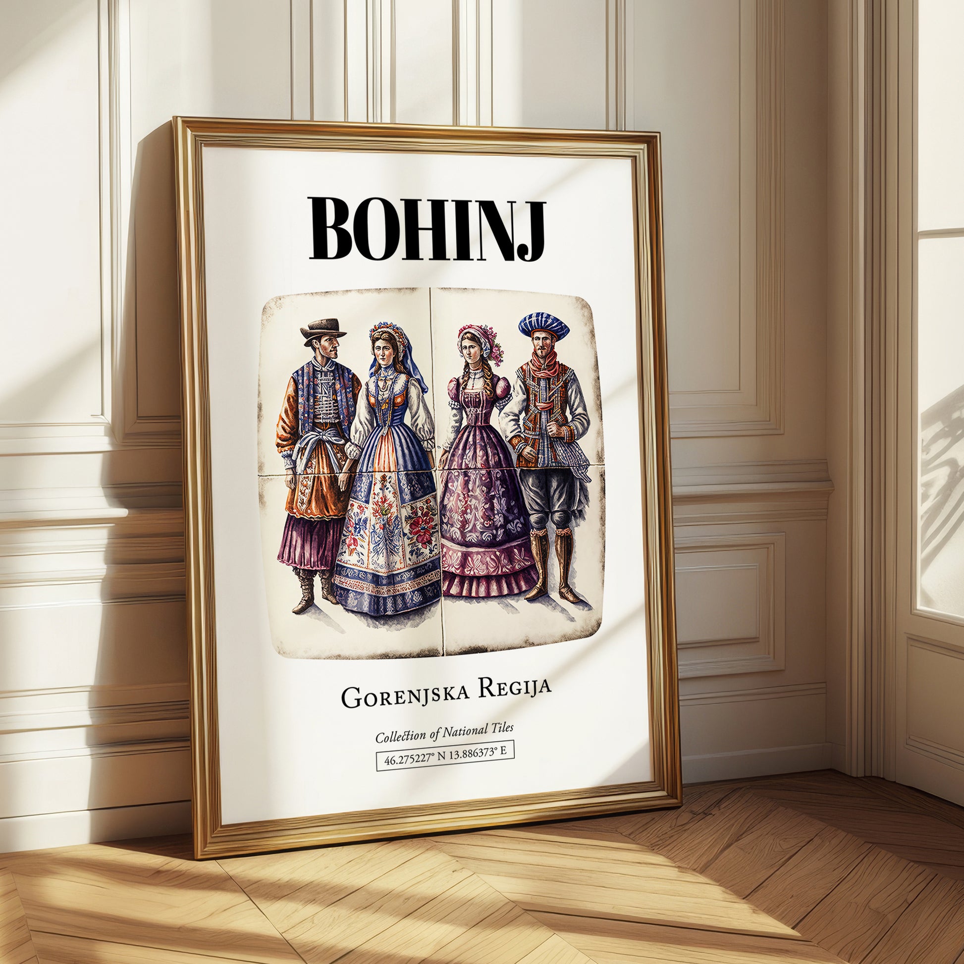 Bohinj, Slovenia – Travel Wall Art, styled in a charming Paris street view