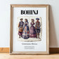 Bohinj, Slovenia – Travel Wall Art, in wooden frame leaning on the floor