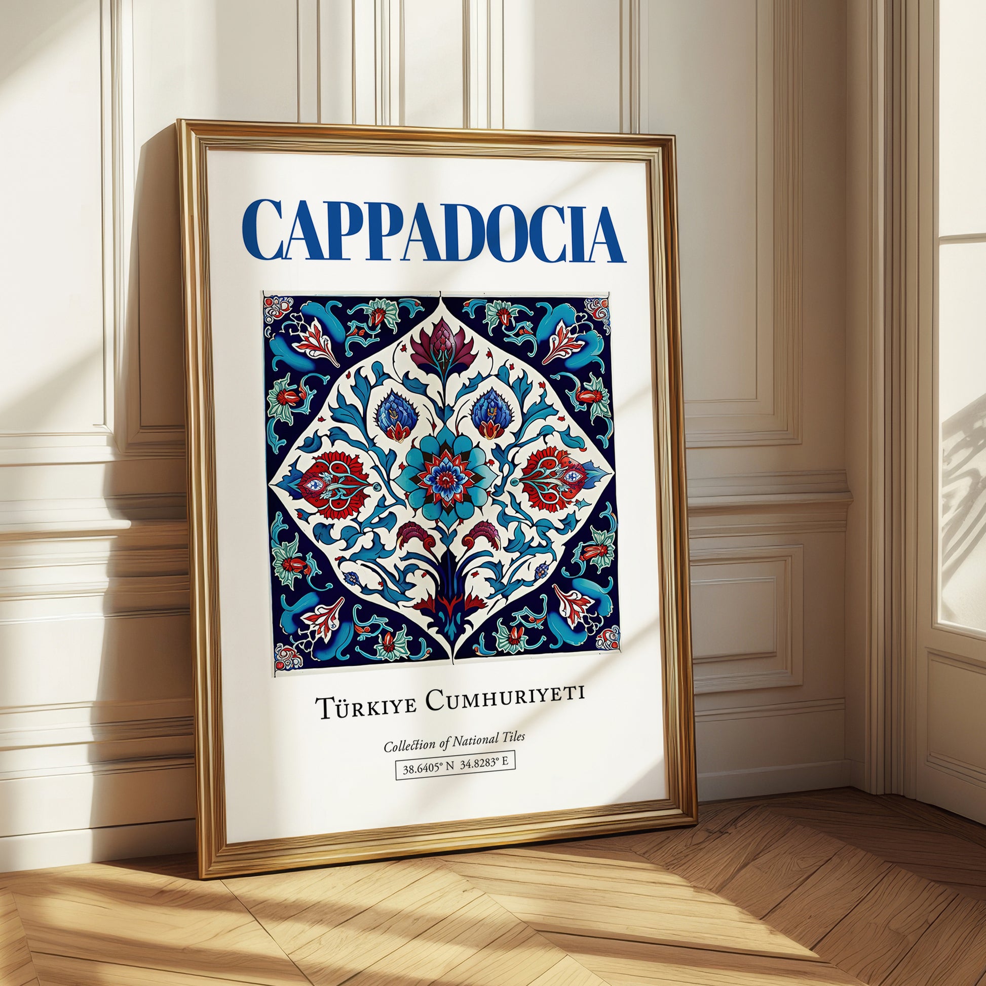 Cappadocia, Turkey – Vintage Travel Poster, styled in a charming Paris street view