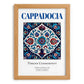 Cappadocia, Turkey – Vintage Travel Poster, set in oak frame