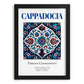 Cappadocia, Turkey – Vintage Travel Poster, in sleek black frame
