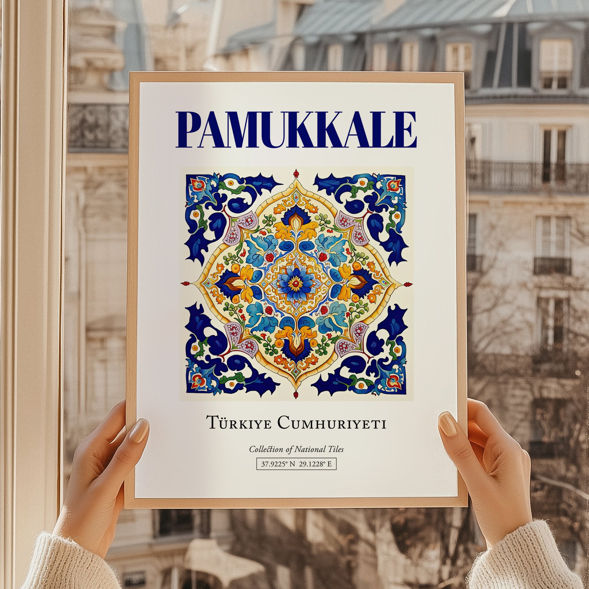 Pamukkale, Turkey – Illustrated Travel Poster