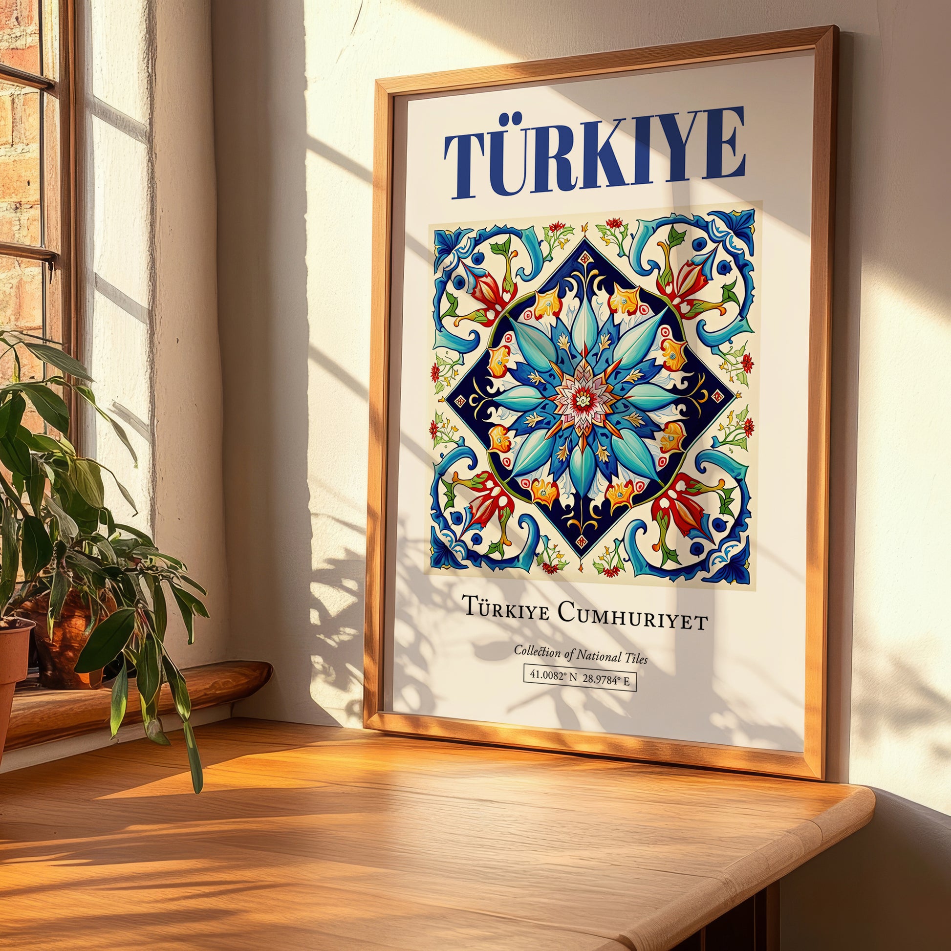 Türkiye, Turkey – Architectural Travel Art, clean layout with no caption