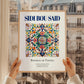 Sidi Bou Said, Tunisia – Vintage Travel Poster