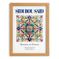 Sidi Bou Said, Tunisia – Vintage Travel Poster, set in oak frame